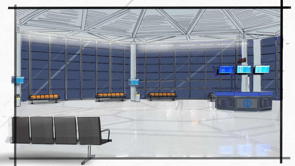 Airport Sketch Preview